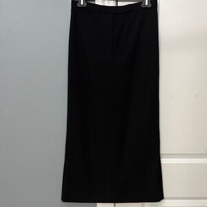 Talbots Elegant Black Pencil Skirt